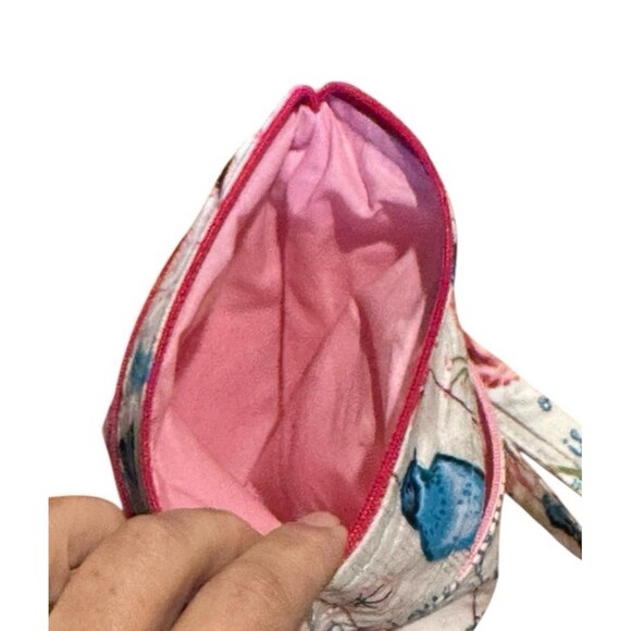 Crossbody bag purse butterflies birds feathers adjustable removable strap - Picture 7 of 15